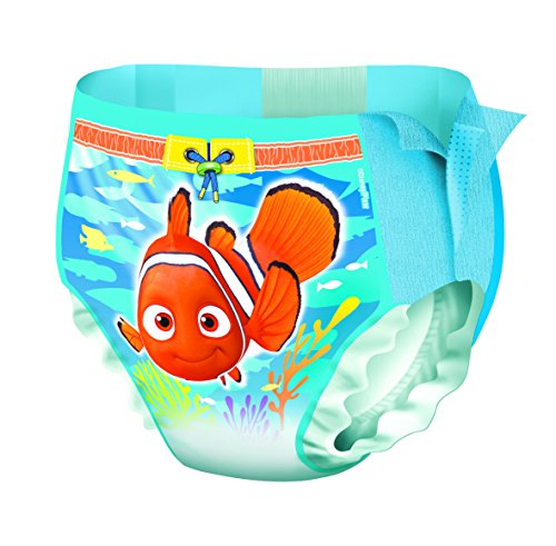 Huggies Little Swimmers Schwimmwindeln Gr.5/6 (12-18 kg), 1 Packung mit 19 Stück, Windeln für Jungs und Mädchen