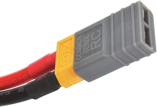 Miniatura 3 de Lectron Pro 14.8V 7600mAh 75C Estuche rígido Lipo batería con conector XT60 + adaptador CSRC para baterías XT60 a vehículos RC populares para