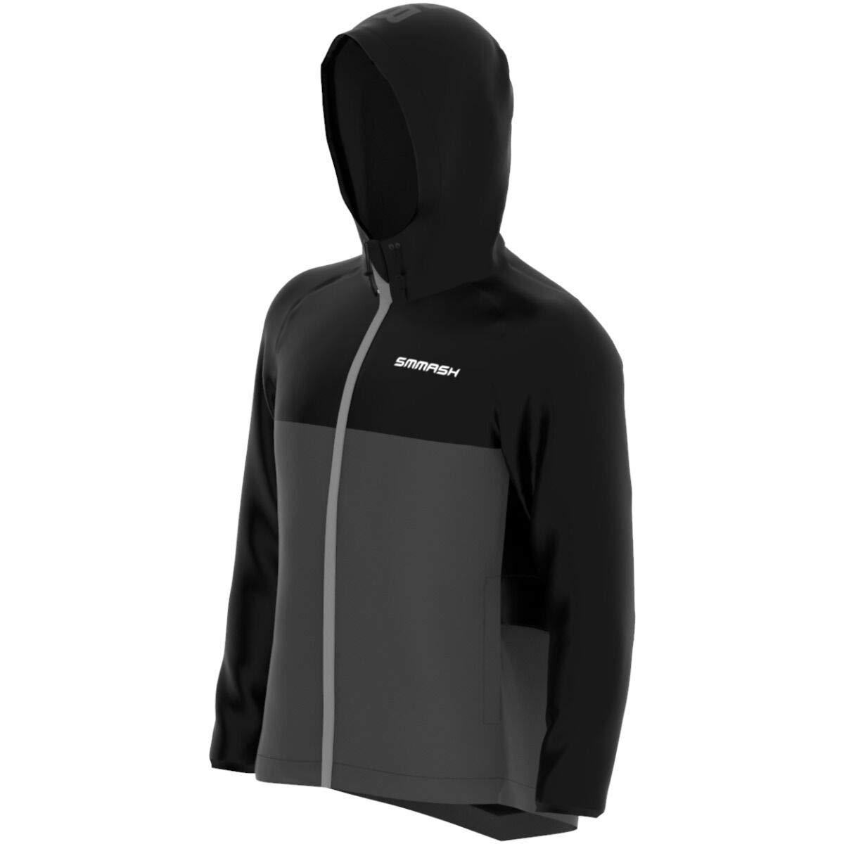SMMASH Professionelle Laufjacke mit Kapuze für Damen und Herren, Windbreaker Wasserdicht, Wärmeregulierende Outdoor Jacket, Schnelltrocknendes Material