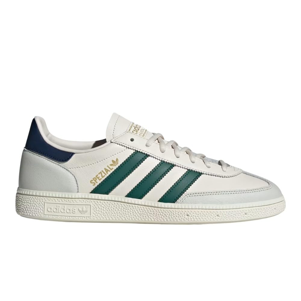 Adidas Scarpe Handball Spezial Bianco E Verde (Sistema Taglie Calzature EU, Adulto, Numero, Media, 42)
