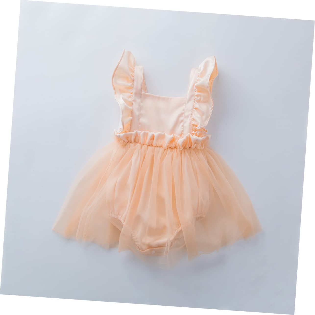 VICASKY Vestido Estilo Mameluco con Manga voladora ropita Bebe Recien Nacido Set Bebe Recien Nacido Vestido de Princesa de Tul s para niñas de tutú de niña Nylon
