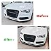 Front Lip, Compatible for Audi A5 S5 8T Sline 2012 2013 2014 2015 2016 Front Bumper Lip Spoiler Car Diffuser Splitter Bodykits(Glossy Black)