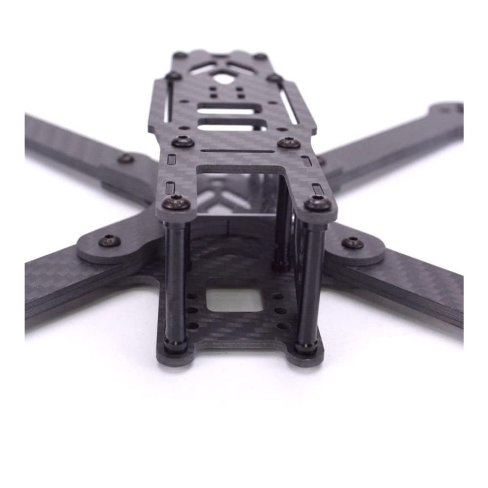 Marco de estilo libre FPV de fibra de carbono 3K compatible con XL5 V2 232 mm XL6 283 mm XL7 294 mm XL8 360 mm True X 5 6 7 8 pulgadas Kit de carreras con brazos de 4 mm(XL7 294MM FRAME KIT)