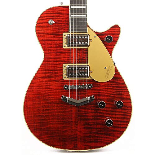 Gretsch G6228FM Edition JetTM Crimson Stain - Les Beatles, Paul McCartney, John Lennon, RIngo Starr, George Harrison Gretsch G6228FM Edition JetTM Crimson Stain