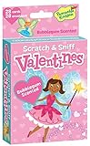 Peaceable Kingdom Fairies Bubblegum Scented Scratch and Sniff Valentine Cards