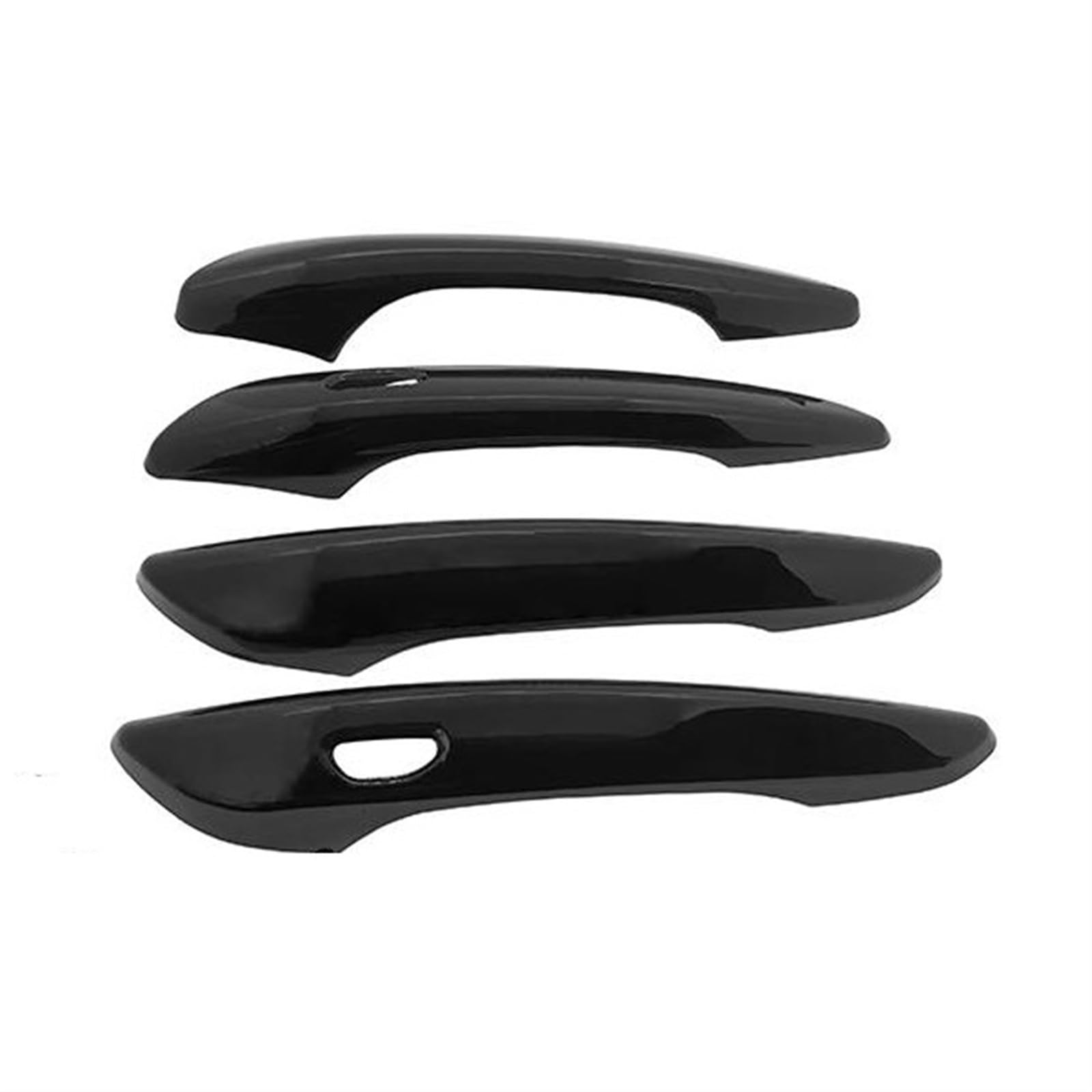 Noheeu Style2 Gloss Black Carbon Fiber Chrome Door Handle Stickers Cover For Mazda 3 4Th Gen Bp 2019-2022 Car Exterior Accessories(Style2)