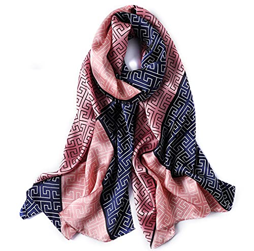 MEISEE 100% Mulberry Silk Long Scarf for Women Large Oblong Sunsc...