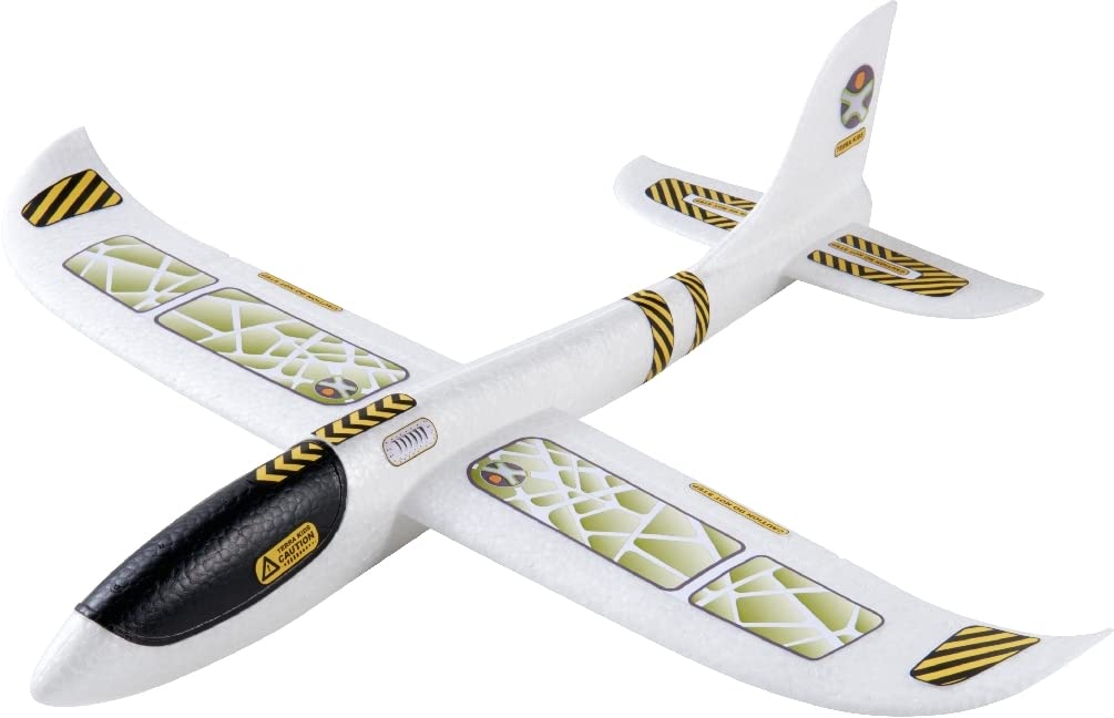 HABA 19" Hand Glider - Terra Kids Outdoor Toy Airplane, Easy-to-Assemble Kids Outdoor Toys & Plane Gliders Made from Robust Styrofoam for Ages 8 and Up