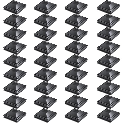 SIEDiNLAR 5x5 Post Caps 36 Pack, Black