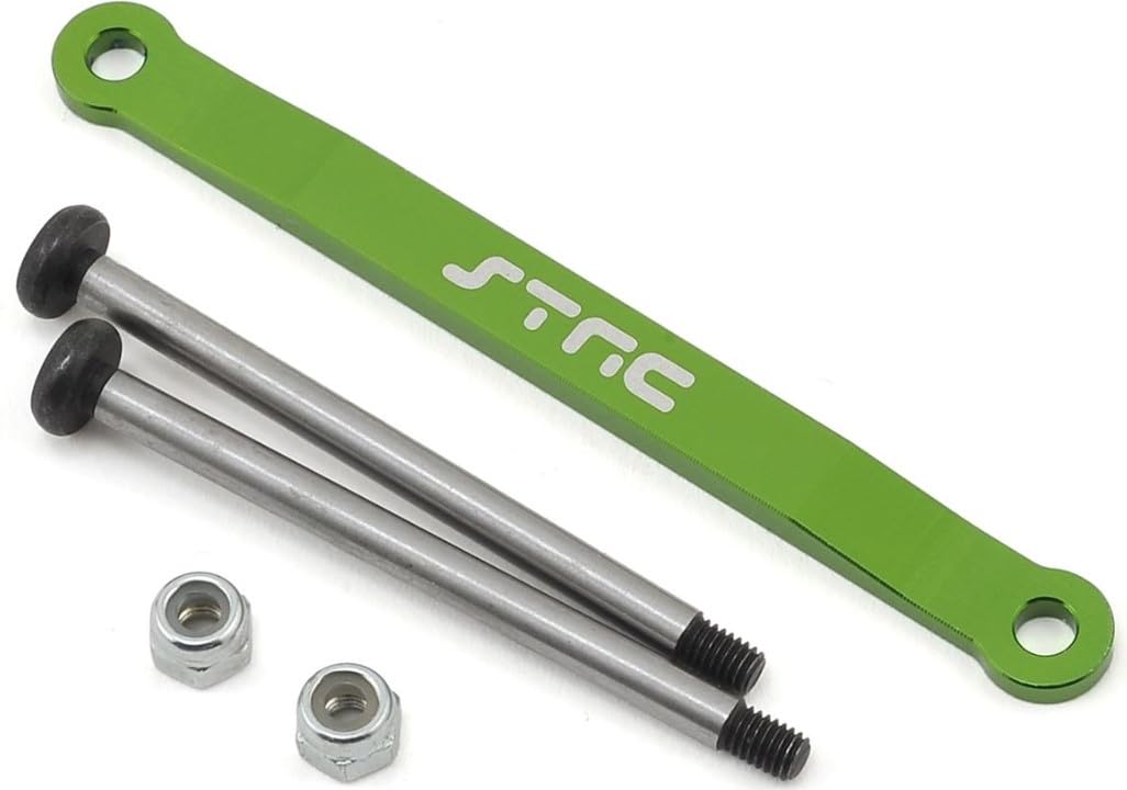 STRC Front Hinge Pin Brace Kit (Green) for Traxxas 2wd Bigfoot Stampede Rustler Bandit Slash