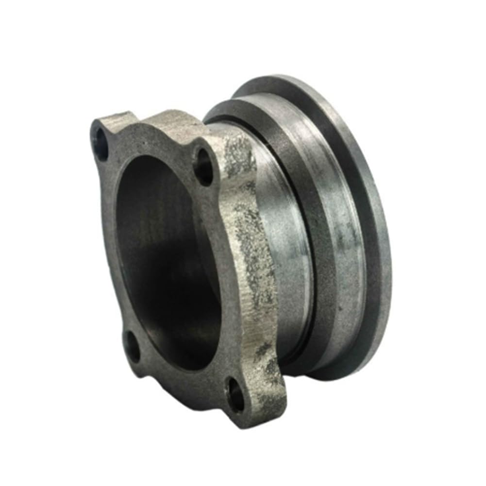 Kit Convertitore Flangia Adattatore Collettore di Scarico Turbo da 2,5" A 3" A 4 Bulloni in Ghisa