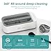 KECOOLKE Ultrasonic Jewelry Cleaner, 400ml Sonic Cleaner with Digital Timer for Eyeglasses, Rings, Coins，Silver，Denture Ultrasonic Cleaner Solution for Gifts
