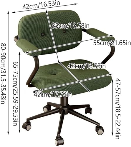 Chaise de bureau réglable et confortable pour ordinateur et lecture - 4