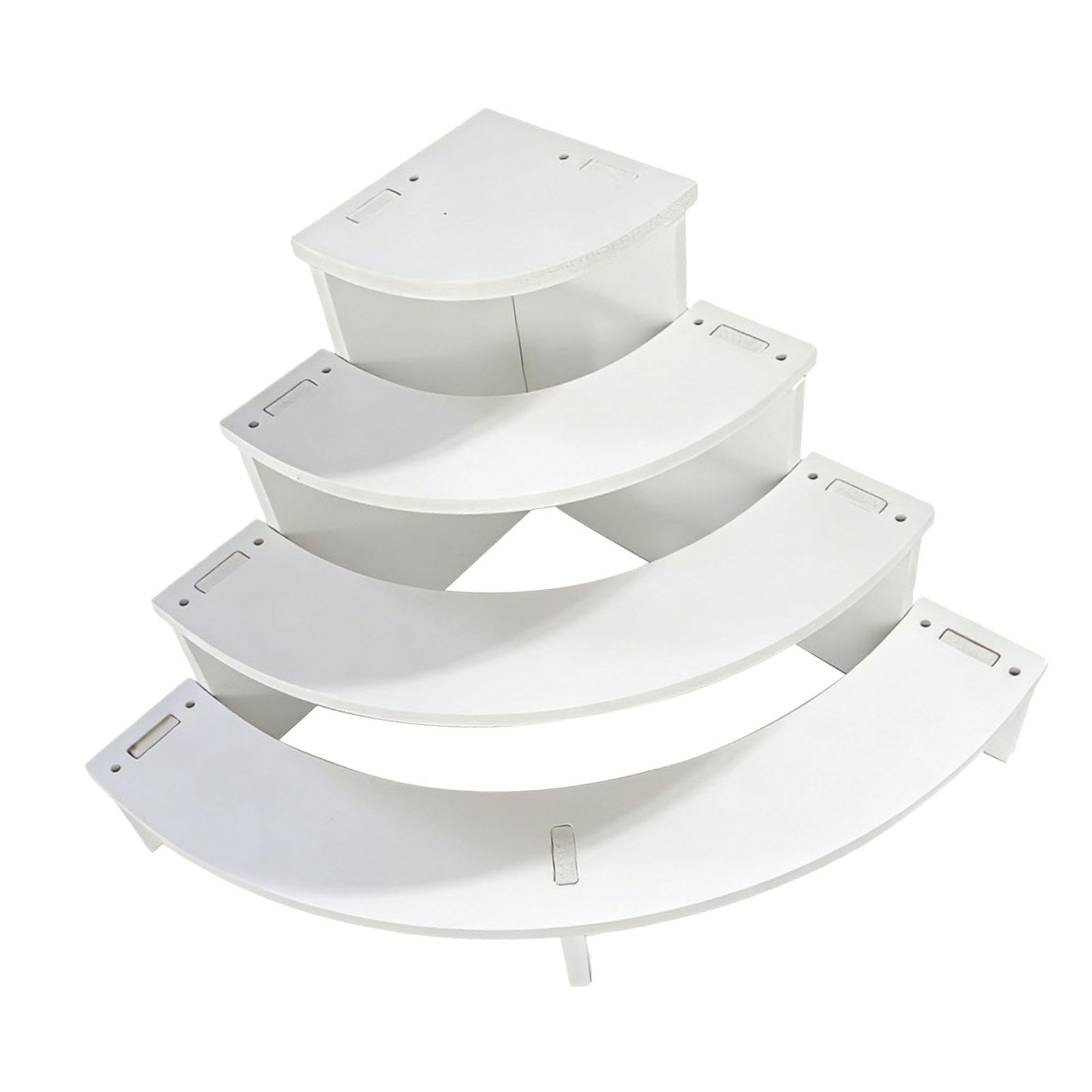 Mikikit Présentoir à Poupées Blanc – Support Réglable 30-38 Cm – Pour Poupées Jusqu’à 45 Cm – Base Stable