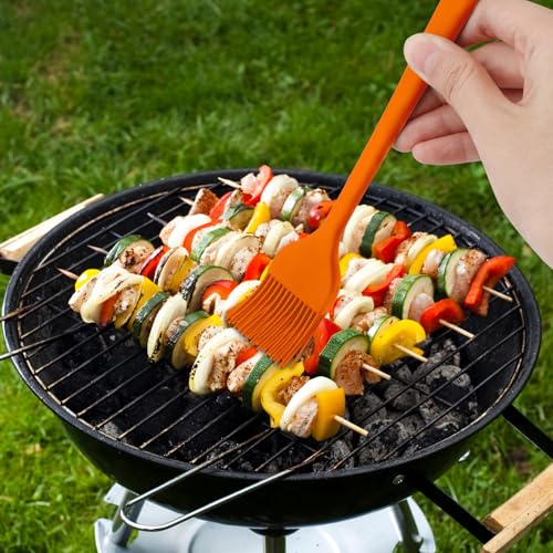 Haultery 4-Piece BBQ Grill Tool Set- Stainless Steel Tongs, Fork, Fish Spatula & Basting Brush - Image 3