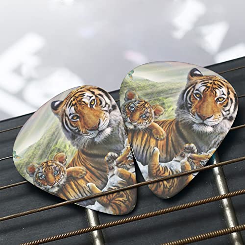 Tigers Médiators en celluloïd coloré pour guitare basse, amateurs de musique, guitares, électriques et acoustiques avec 0,46 mm, 0,71 mm, 0,96 mm - Les Beatles, Paul McCartney, John Lennon, RIngo Starr, George Harrison Tigers Médiators en celluloïd coloré pour guitare basse, amateurs de musique, guitares, électriques et acoustiques avec 0,46 mm, 0,71 mm, 0,96 mm – Image 8