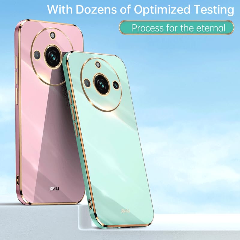 WOKEZ Telefonfodral för Realme 11 Pro/Pro Plus - Blå Silikon Skydd