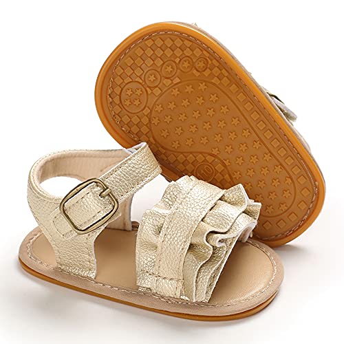 MK MATT KEELY Baby Girls Boys Premium Rubber Sole Summer Sandals Infant Soft Shoe Anti Slip Outdoor Beach Flats Toddler First Walking Shoes2