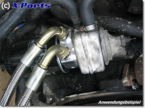 Oil Connection Set Thermostat Steel Flex All Car Universal 3/4 "NEW