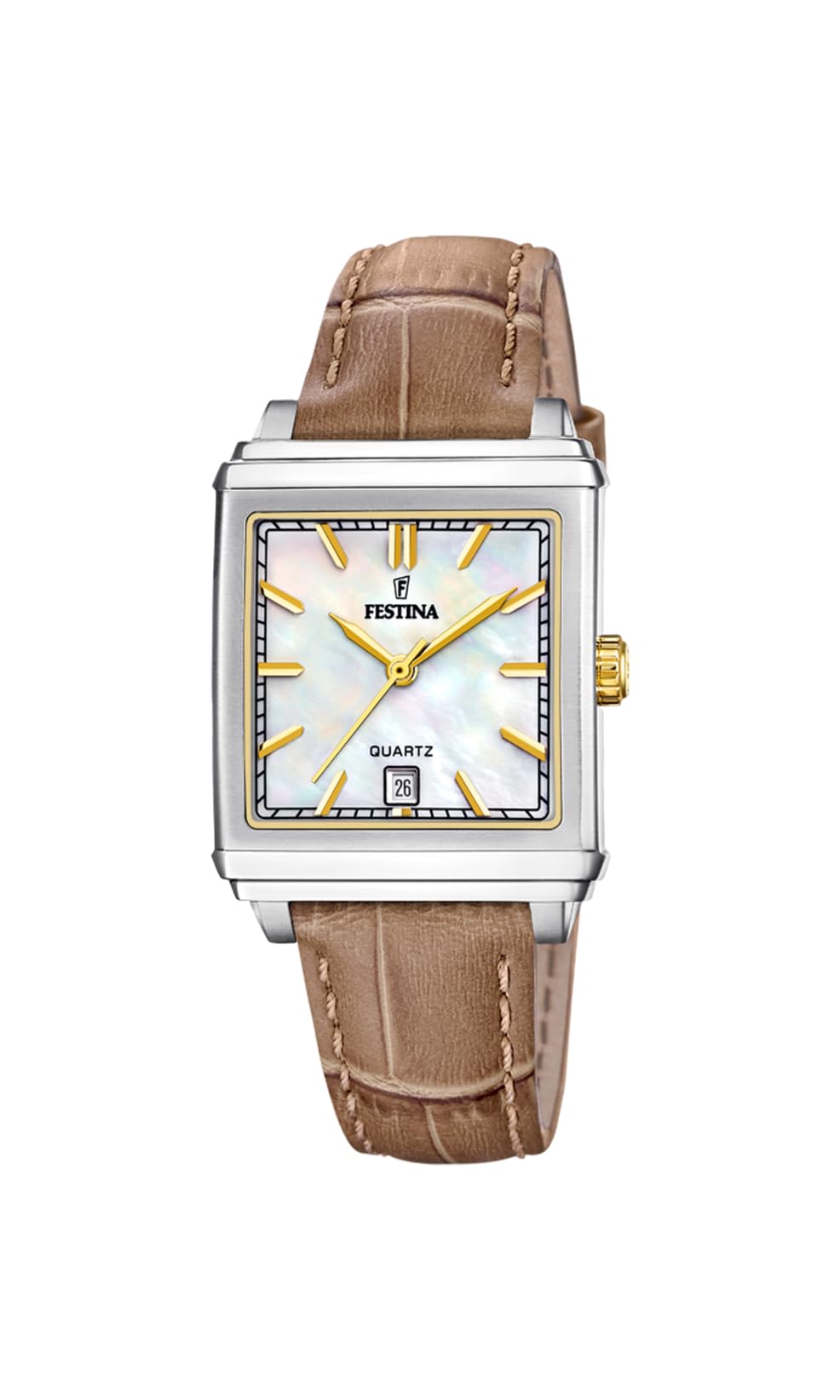 Montre Festina F16690/1 BLANC, BRACELET EN ACIER INOXYDABLE