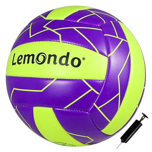 Lemondo Soft Volleyball PU – Größe 5 mit Ballpumpe...