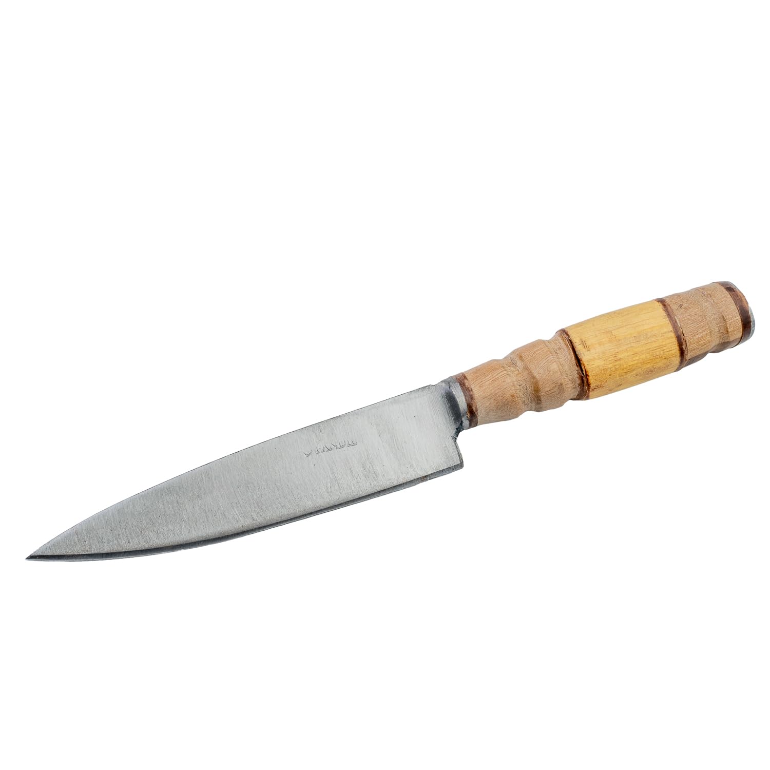 Cuchillo Artesanal de Acero al Carbono Argentino de Campo Asado Barbacoa Hoja 14 centimetros Acero al Carbono Combinado (46)