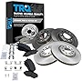 Front & Rear Premium Posi Ceramic Disc Brake Pad & Rotor Kit for Dodge Dart