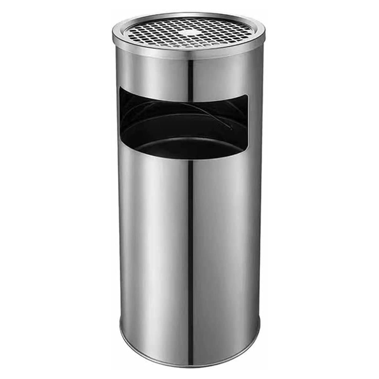 Amazon.com: NOLLAM Bote Stainless Steel Ashtray w/Trash Can Floor Standing  Cigarette Bin Round Ash Column for Public Places Hotel Lobby Kitchen  Office, 25x60cm, Silver : Home & Kitchen