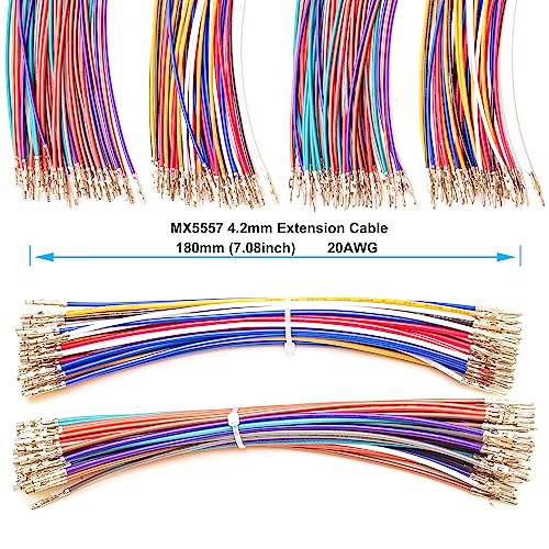 Kit de conectores macho y hembra Molex 5557 4.2mm con cables precrimpados miniatura 3
