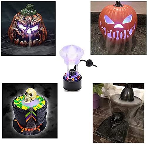 HNZNCY Ultrasone Mist Maker Fogger - Mini Mist Maker Fogger, Waterfontein Vijver Mist Machine Verstuiver Luchtbevochtiger, voor Halloween, Partij, Tuin Decor - Image 7
