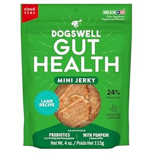 Dogswellguthealthminijerkyfunctionaldogtreatslamb4ozbag Urban Country Home Decor Dogswell gut health mini jerky functional dog treats lamb 4 oz bag urban country home decor