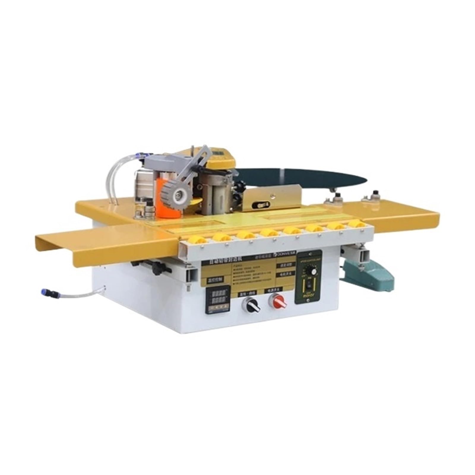 Portable Double Side Gluing Woodworking Banding Machine Edge Bander for Wood Based Panels Machinery Speed and Efficiency Improvement(Package3)