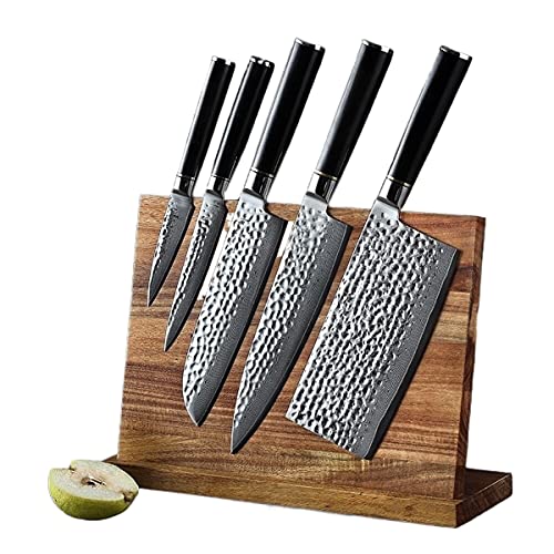 Set Cuchillos Cocina 5 Piezas Acero Inox