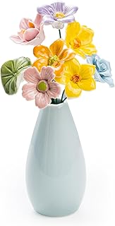 29 Ceramic Flowers Wall Decor Ideas To Brighten Your Home 58 Handmade Ceramic Flowers, A Set of Porcelain Artificial Flower Leaf w/A ...