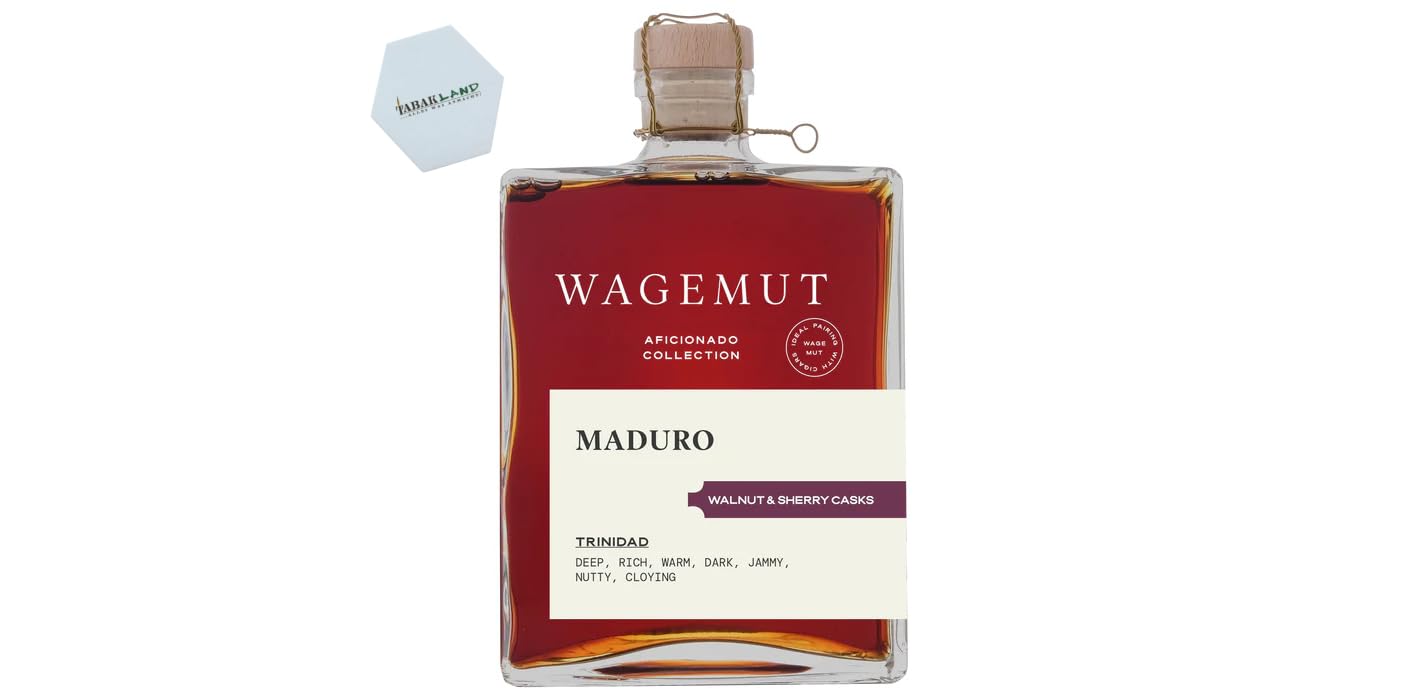 Wagemut Aficionado Collection | Maduro | 47,6% Vol. | 700ml | Kräftig, Komplex & Intensiv