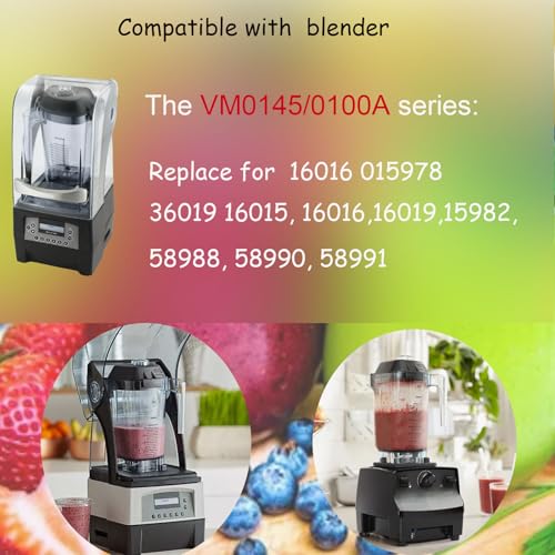 Recipiente para licuadora compatible Vit 48oz blanco miniatura 2