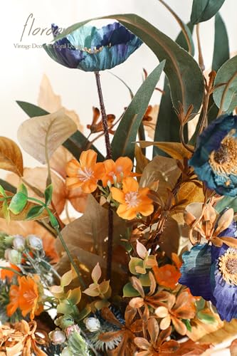 image for Floroom Artificial Greenery Stems Box Set, 39pcs with 8 Kinds of Faux 