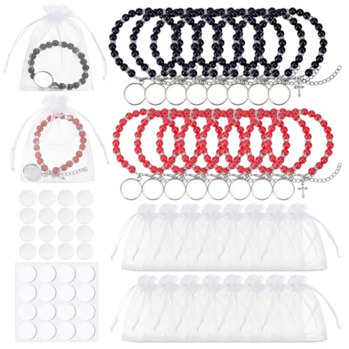 Pulsera de sublimación OLYCRAFT regulable con cruz para una transferencia de calor perfecta