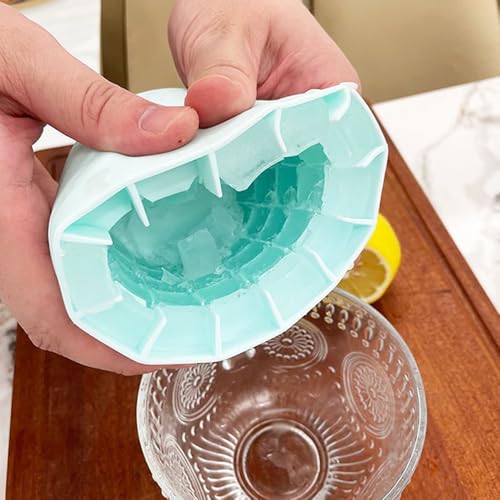 Molde de silicona para cubos de hielo, 60 unidades, 2 piezas miniatura 4