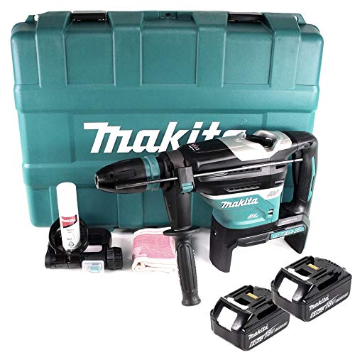 Makita DHR 400 G2U 2 x 18 V / 36 V Li-Ion Akku Bohrhammer Kombihammer SDS-Max im Koffer + 2 x 6,0 Ah Akku - ohne…