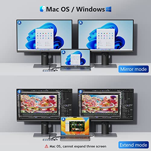 Hub USB C 11 en 1 ICZI avec HDMI VGA Ethernet et lecteur SD pour MacBook