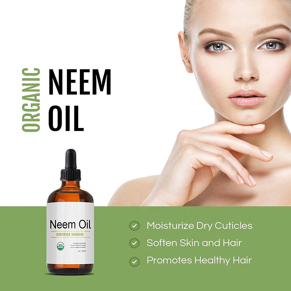 Leela Organic Neem 100% Pure Aromatherapy,Bathing,Handmade Soap Making,Beauty&Cosmetics Multipurpose Uses(Neem 30Ml) 1