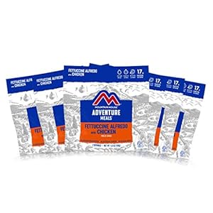 Mountain House Fettuccine Alfredo with Chicken | Freeze Dried Backpacking & Camping Food | 6-Pack