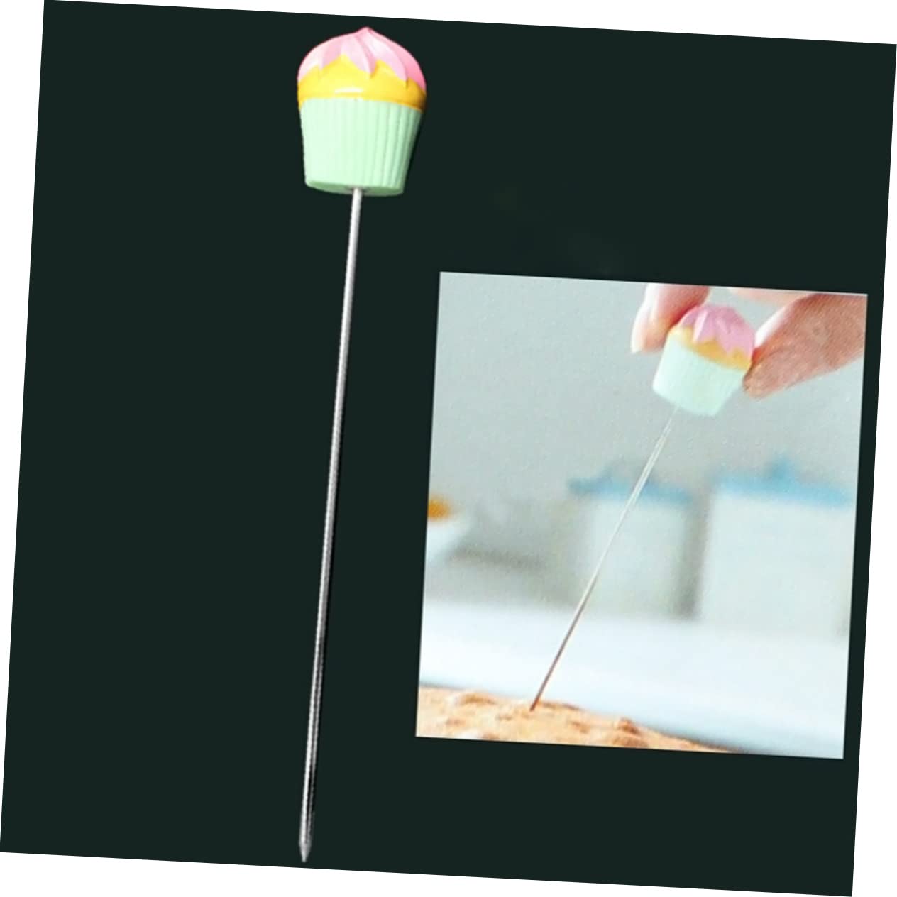 FUNOMOCYA Non-slip Cake Tester Baking Tool Cake Needle Biscuit Needle for Baking Accessories Easy to Use