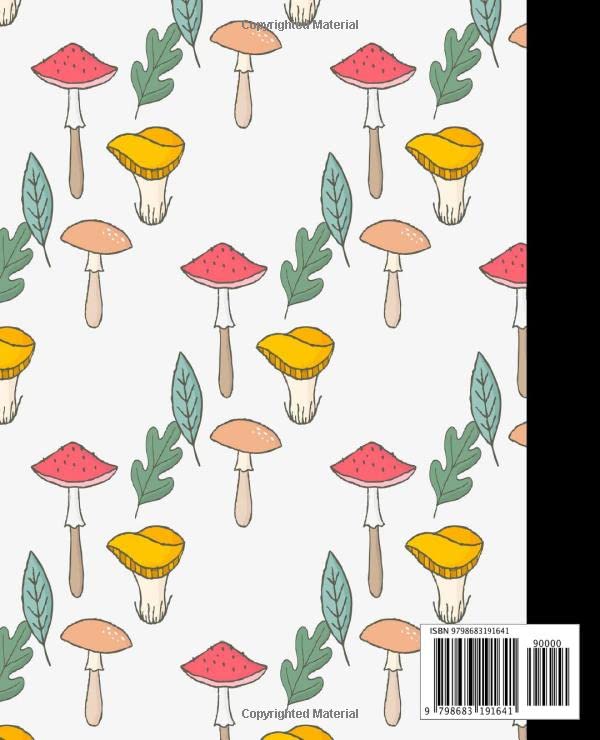 Composition Notebook: Wide Ruled Lined Paper Notebook Journal (Mushrooms) - Image 2