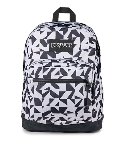 Image of JanSport Right Pack Backpack - Durable Daypack with Padded 15 Laptop Sleeve, Spacious Main Compartment & Integrated Water Bottle Pocket - Groovy Grids