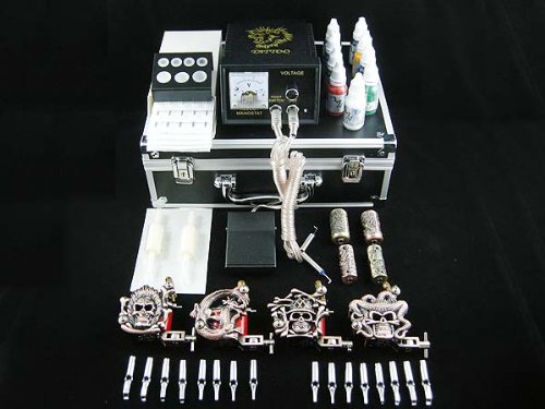 Extreme 4 Gun Tattoo Kit (Great New Designs)