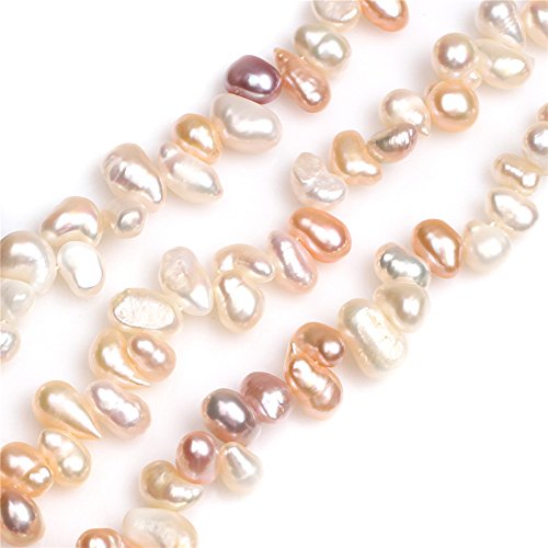 Perles naturelles de culture d'eau douce pour la fabrication de bijoux