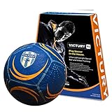 Ollyball VICTURY Inflatable Indoor Soccer Ball! Sz 5 Soccer Ball and Training Video System for...
