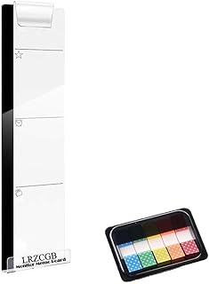 LRZCGB Monitor Memo Board, Acrylic Message Memo Boards Sticky Reminder for Computer Monitors Screen(Right)